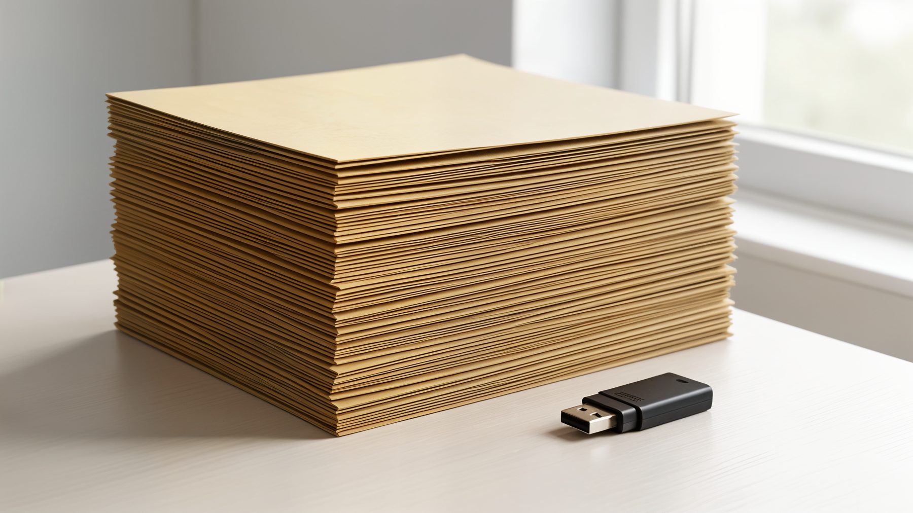 Client files ready for composition